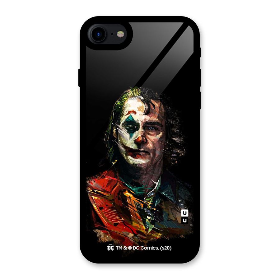 Joker Digital Art Glass Back Case for iPhone 7