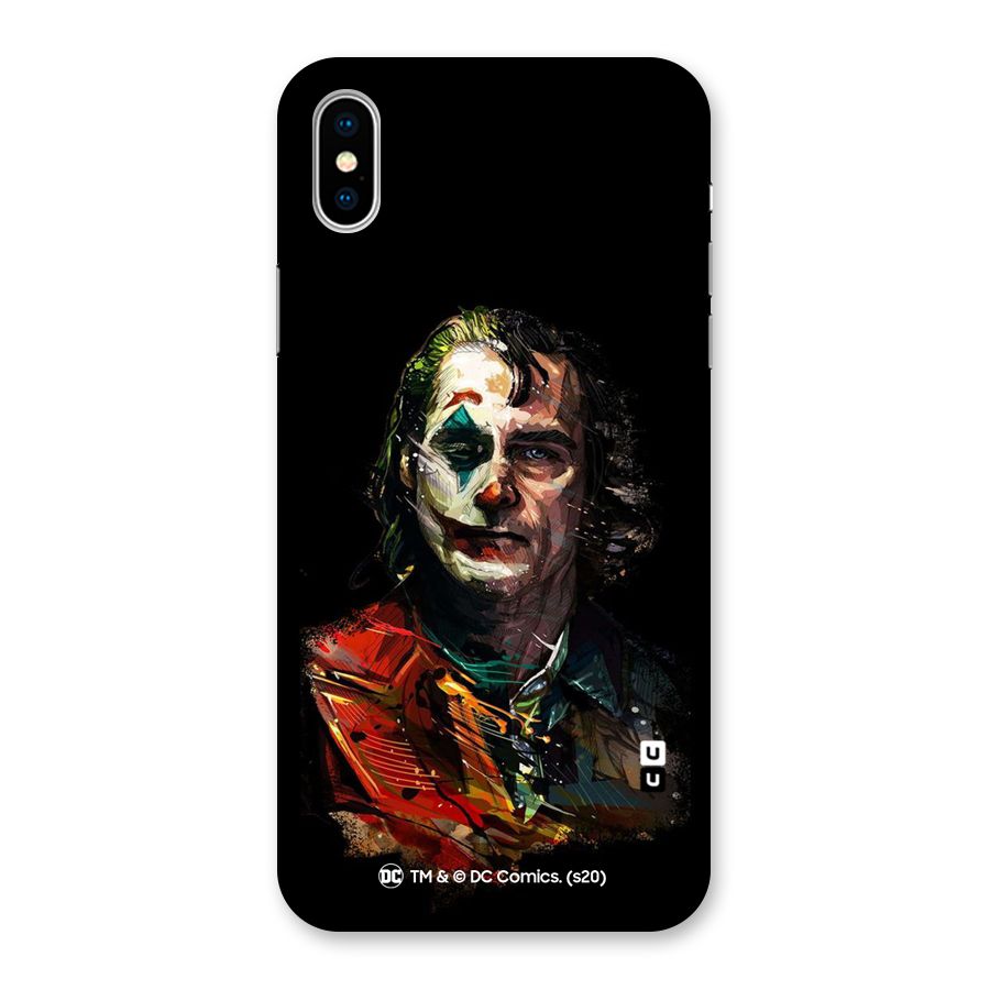 Joker Digital Art Glass Back Case for iPhone X