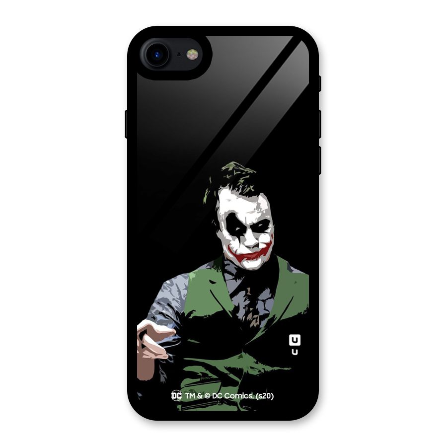 Joker Illustration Glass Back Case for iPhone 7