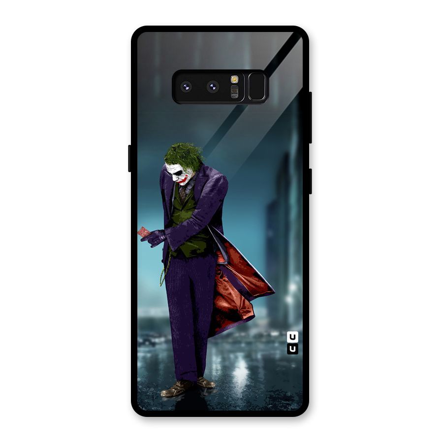 Joker in Style Glass Back Case for Galaxy Note 8
