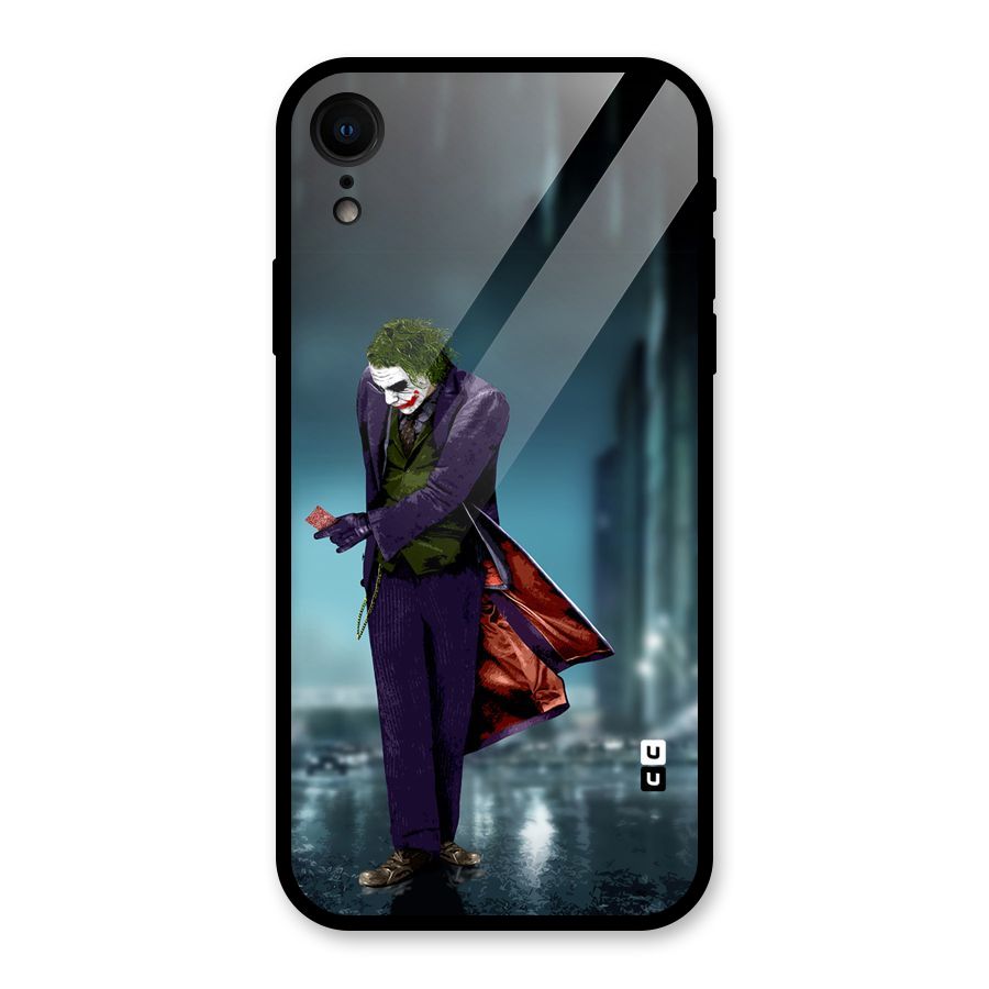 Joker in Style Glass Back Case for iPhone XR