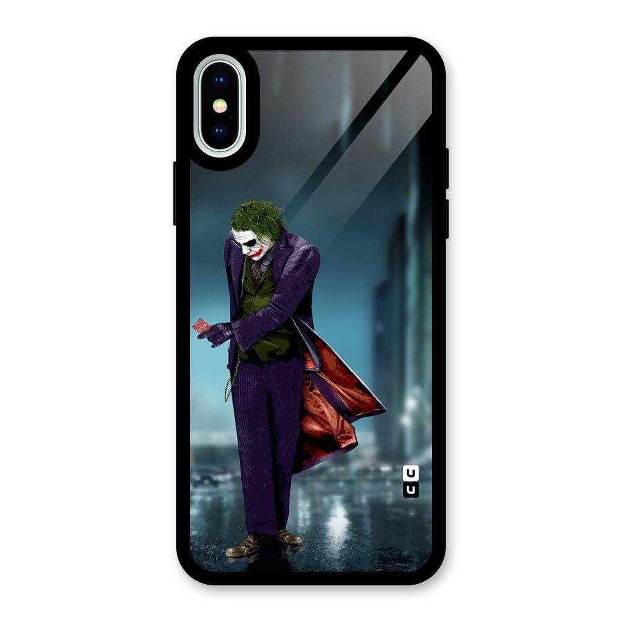 Joker in Style Glass Back Case for iPhone XS