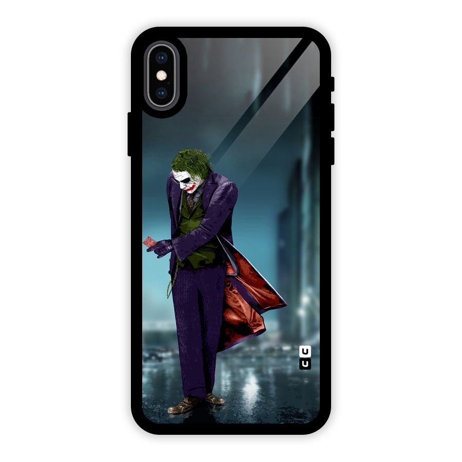 Joker in Style Glass Back Case for iPhone XS Max