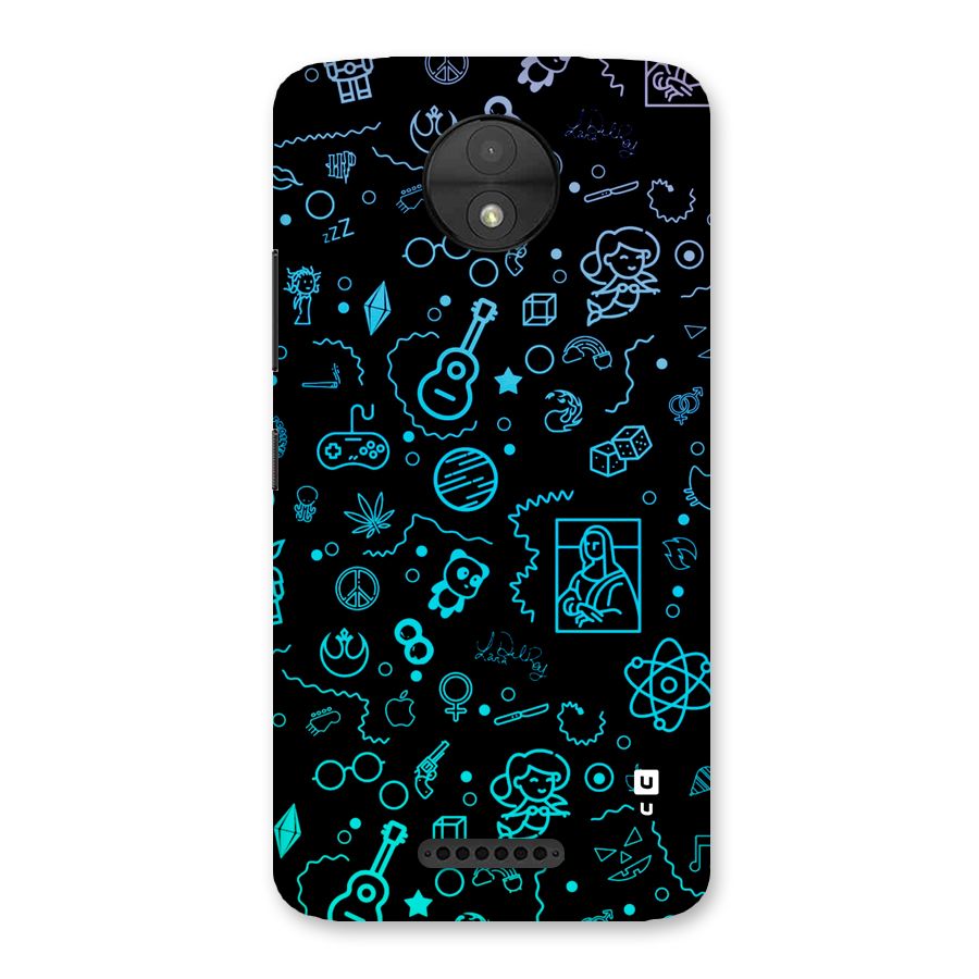 Joy Art Back Case for Moto C