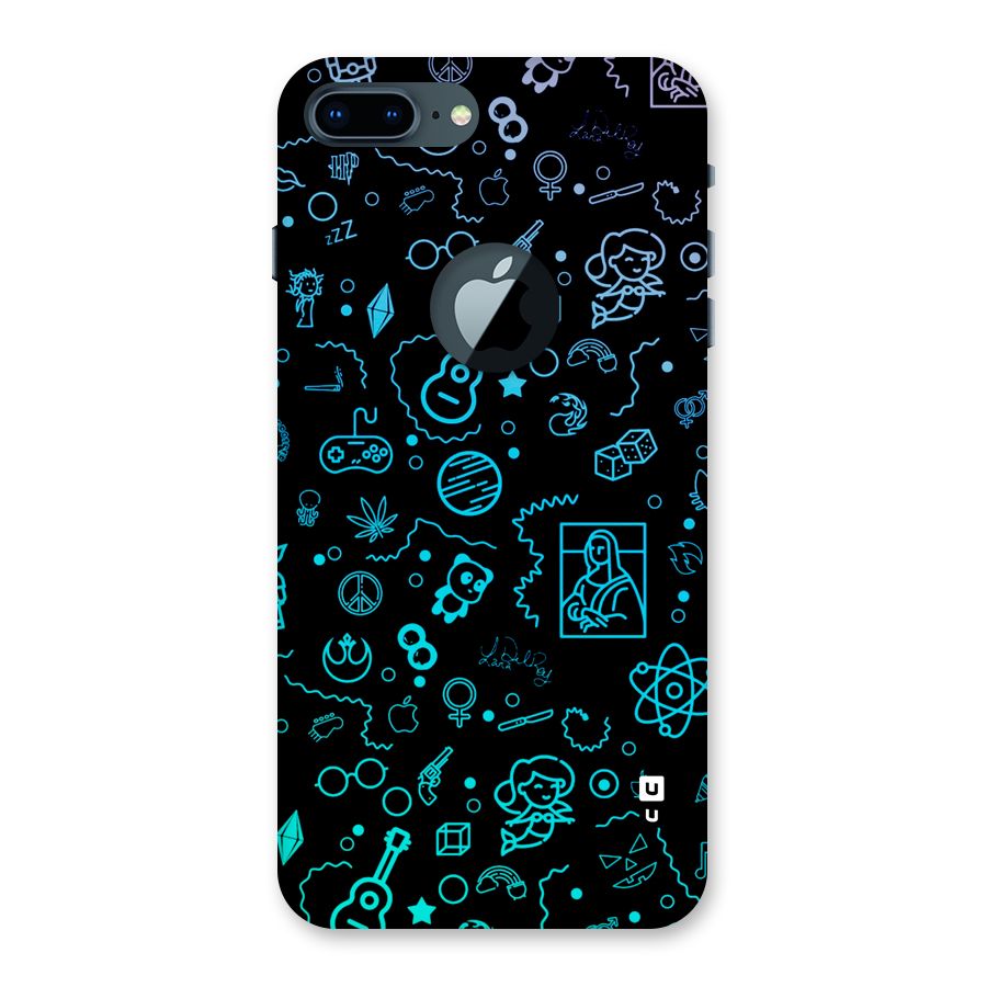 Joy Art Back Case for iPhone 7 Plus Logo Cut