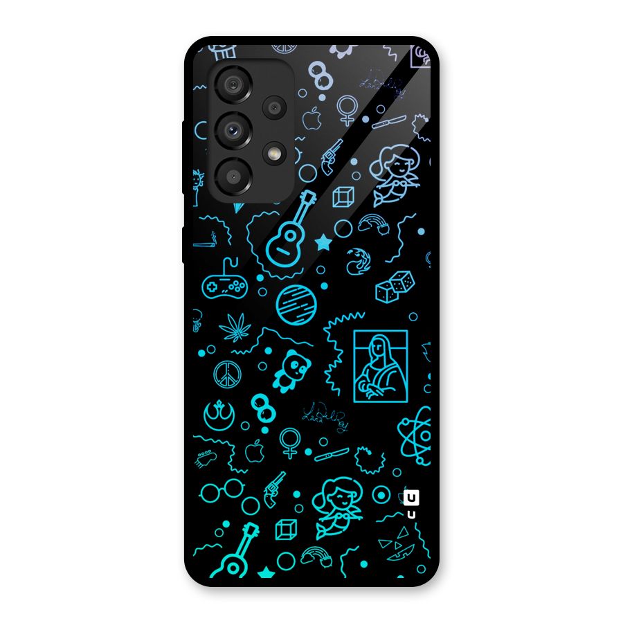 Joy Art Glass Back Case for Galaxy A33 5G