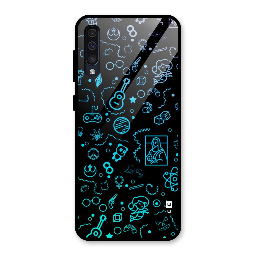 Joy Art Glass Back Case for Galaxy A50