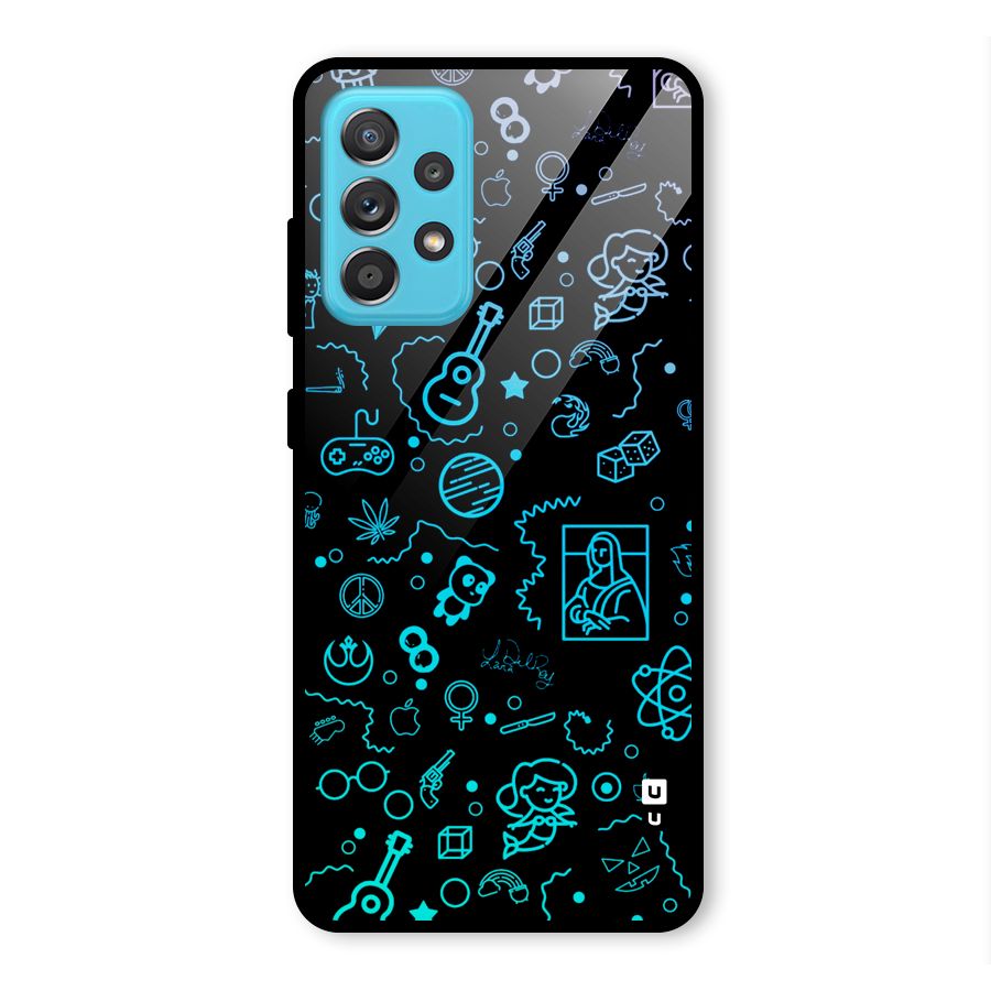 Joy Art Glass Back Case for Galaxy A52