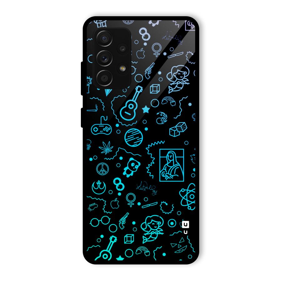 Joy Art Glass Back Case for Galaxy A53 5G