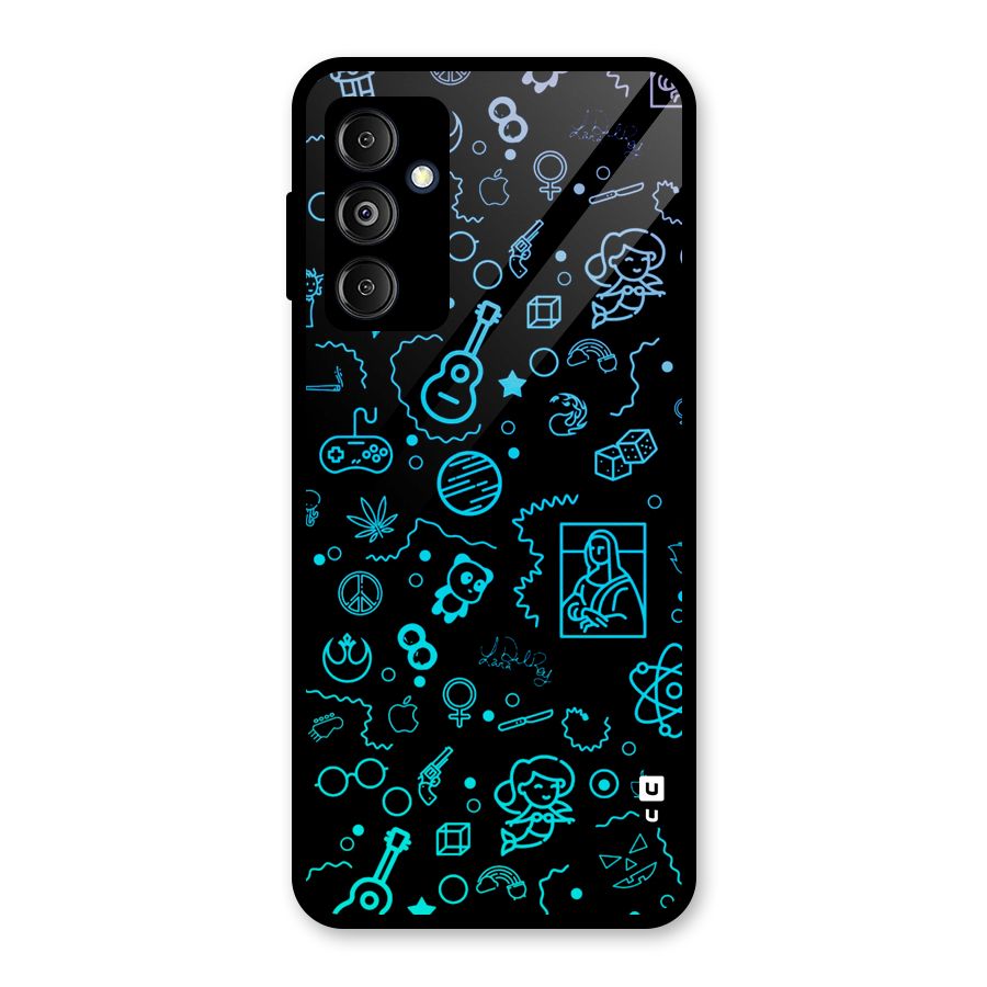 Joy Art Glass Back Case for Galaxy M14 5G