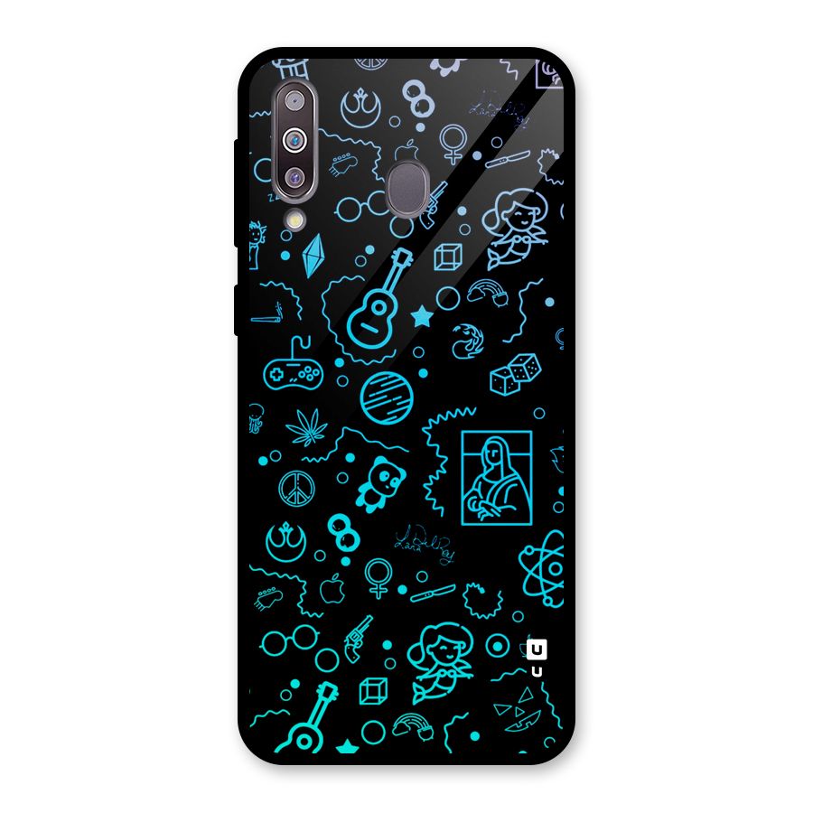 Joy Art Glass Back Case for Galaxy M30