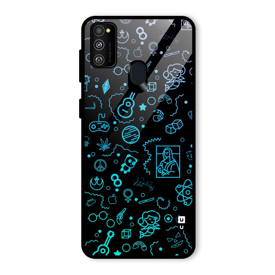 Joy Art Glass Back Case for Galaxy M30s