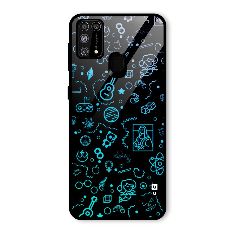 Joy Art Glass Back Case for Galaxy M31