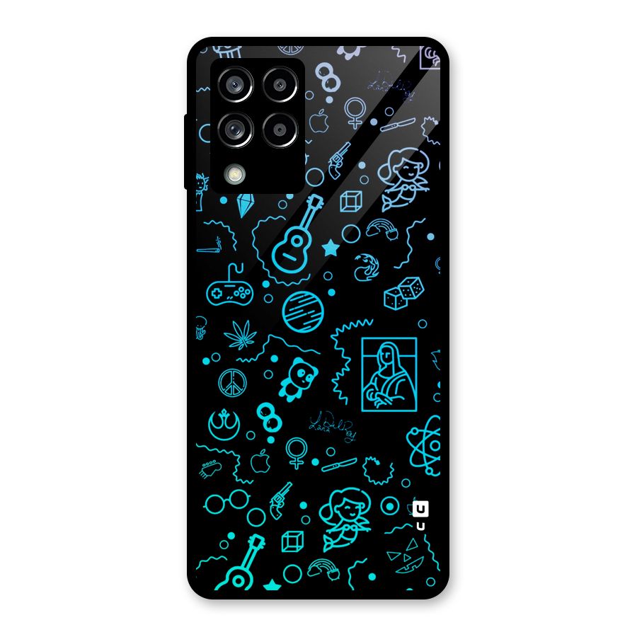 Joy Art Glass Back Case for Galaxy M53 5G
