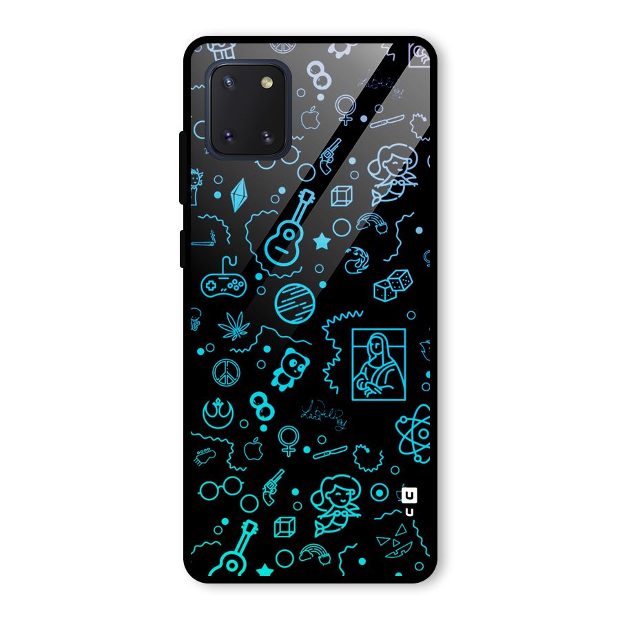 Joy Art Glass Back Case for Galaxy Note 10 Lite