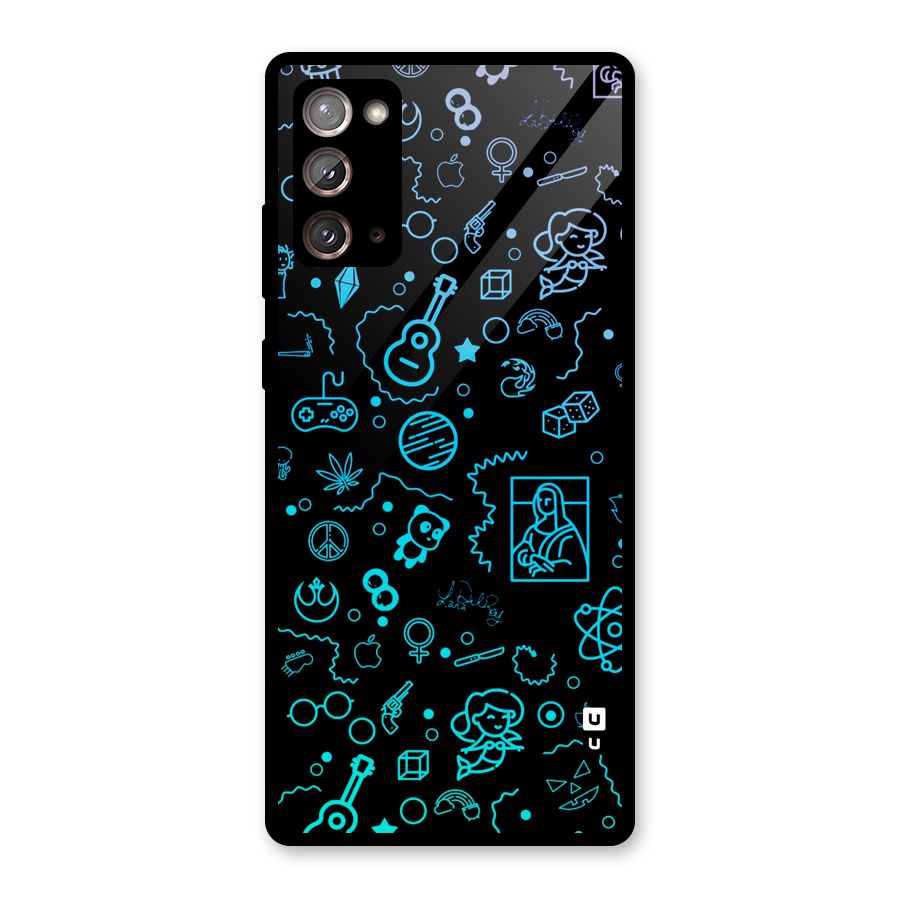 Joy Art Glass Back Case for Galaxy Note 20