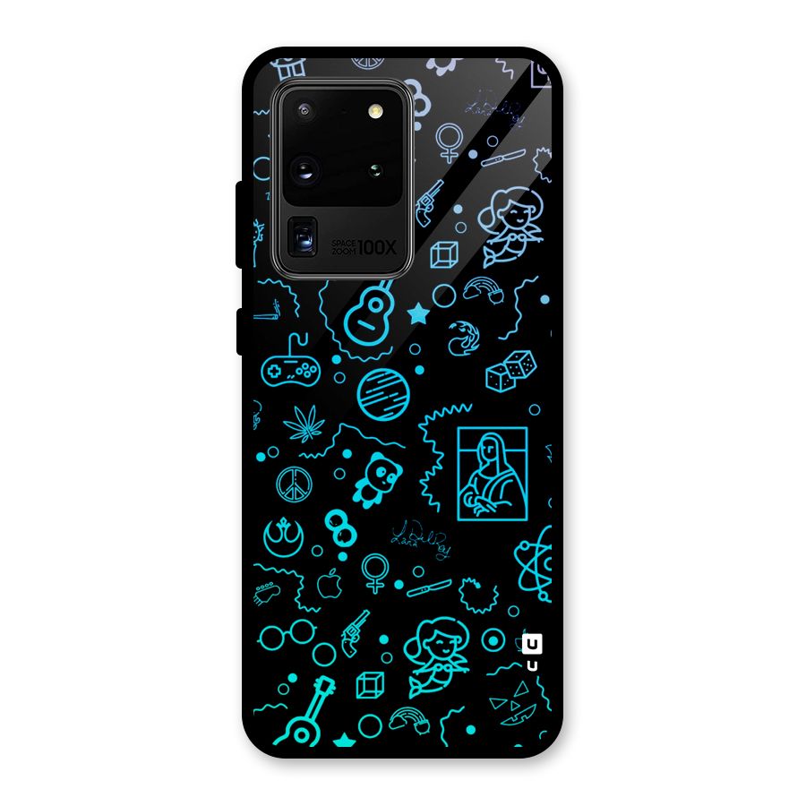 Joy Art Glass Back Case for Galaxy S20 Ultra