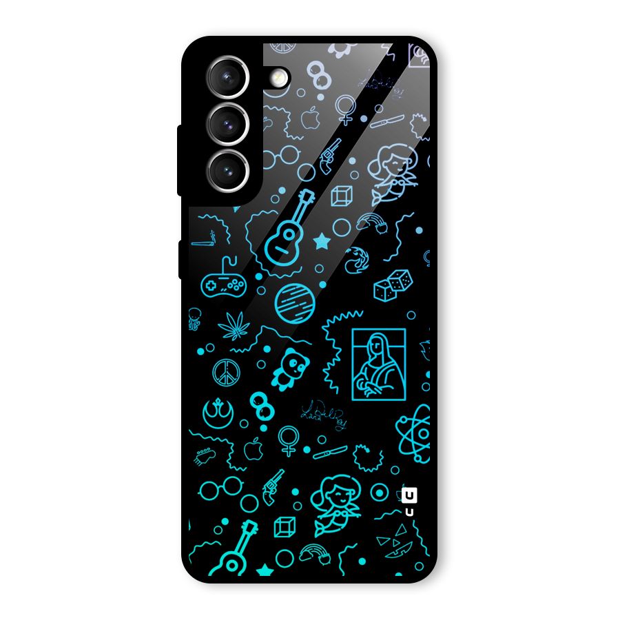 Joy Art Glass Back Case for Galaxy S21 5G
