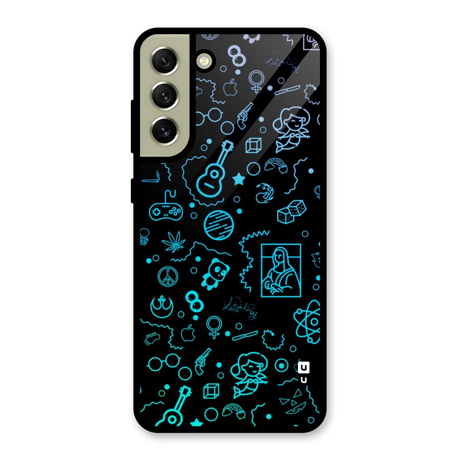 Joy Art Glass Back Case for Galaxy S21 FE 5G