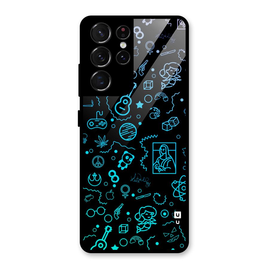 Joy Art Glass Back Case for Galaxy S21 Ultra 5G