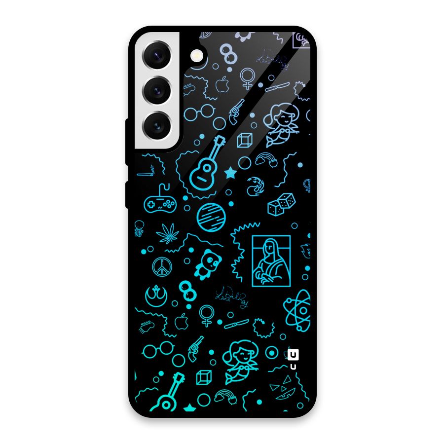 Joy Art Glass Back Case for Galaxy S22 Plus 5G