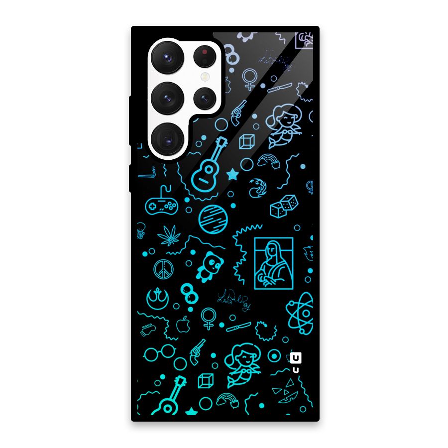 Joy Art Glass Back Case for Galaxy S22 Ultra 5G