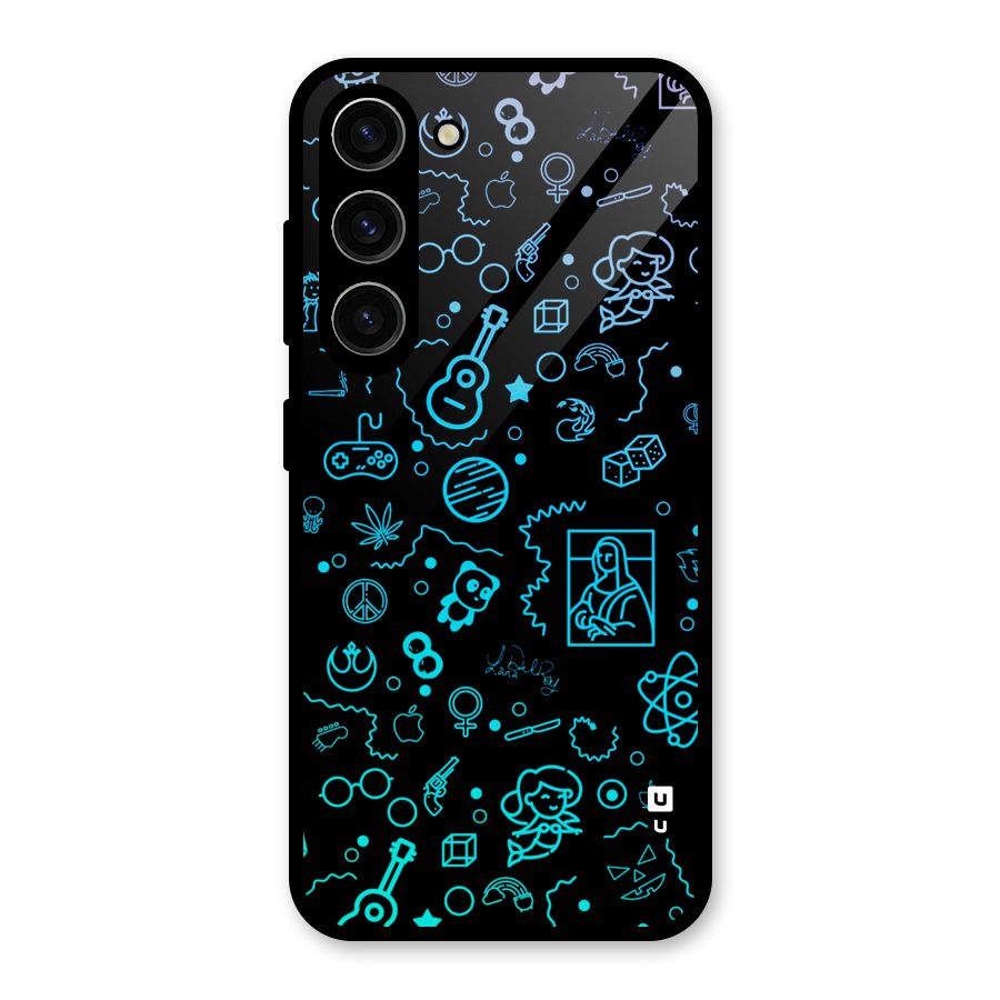 Joy Art Glass Back Case for Galaxy S23