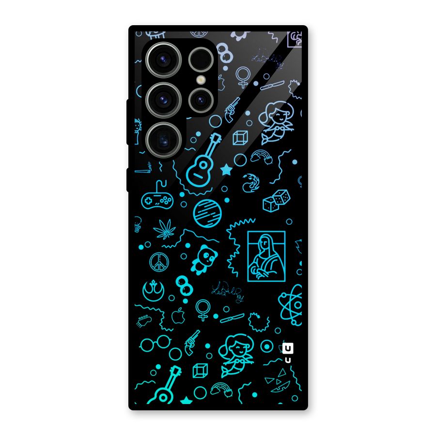 Joy Art Glass Back Case for Galaxy S23 Ultra