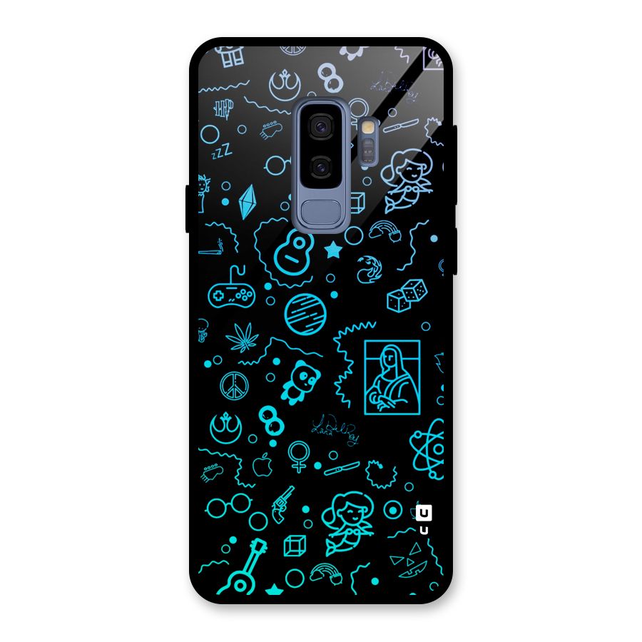 Joy Art Glass Back Case for Galaxy S9 Plus