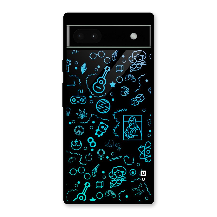 Joy Art Glass Back Case for Google Pixel 6a