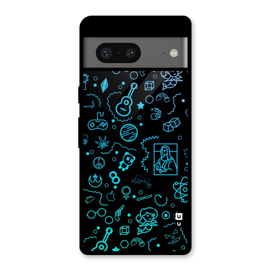 Joy Art Glass Back Case for Google Pixel 7