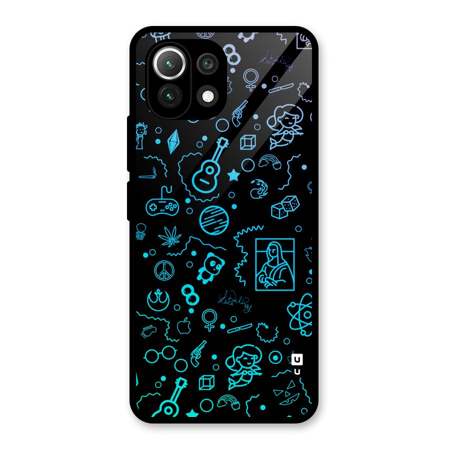 Joy Art Glass Back Case for Mi 11 Lite NE 5G
