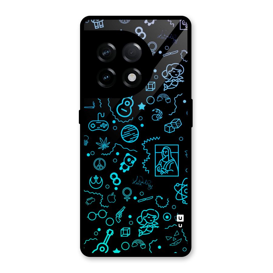 Joy Art Glass Back Case for OnePlus 11R