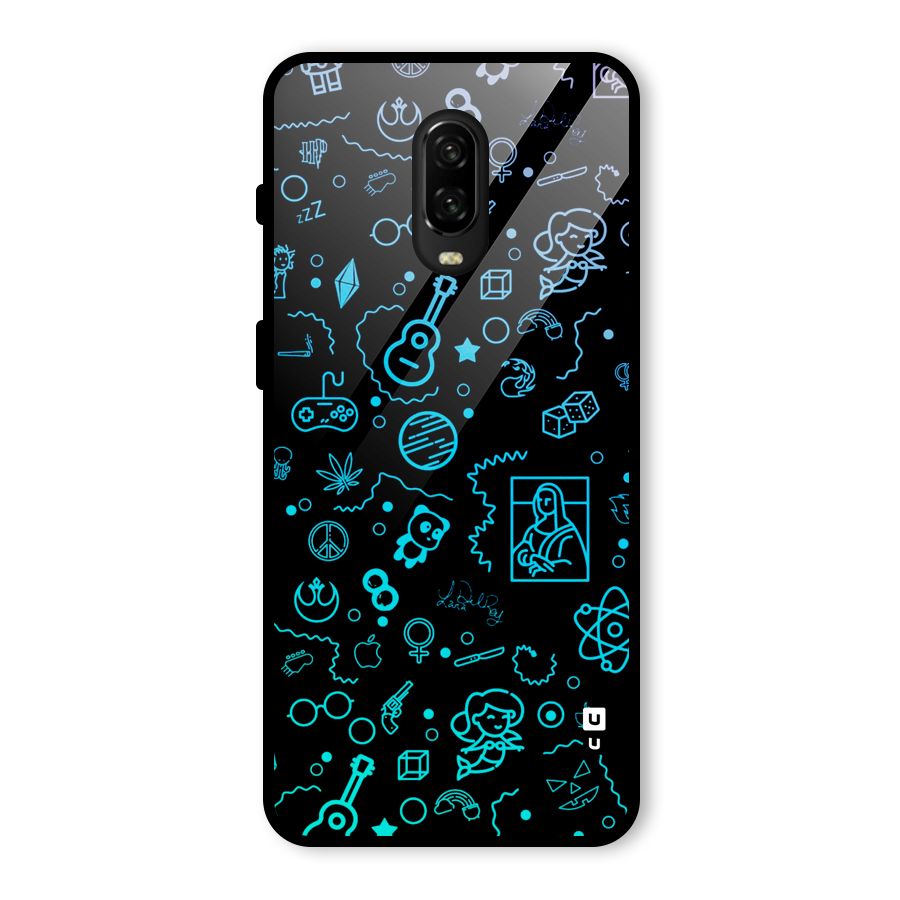 Joy Art Glass Back Case for OnePlus 6T