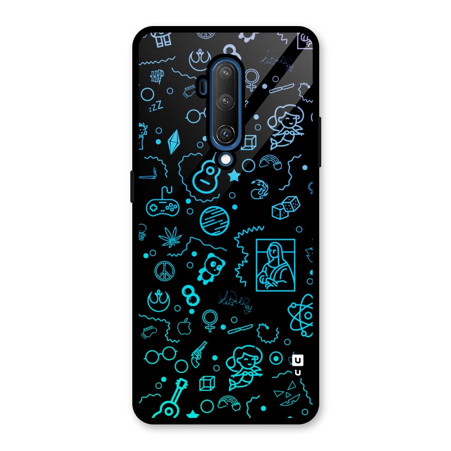 Joy Art Glass Back Case for OnePlus 7T Pro