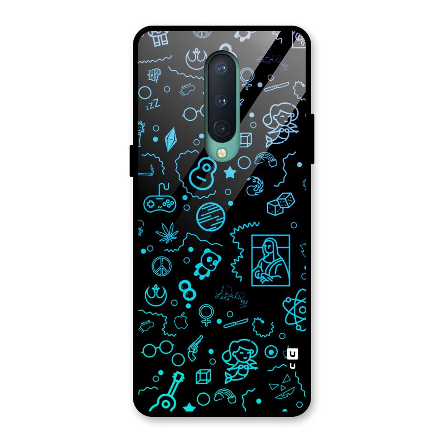 Joy Art Glass Back Case for OnePlus 8