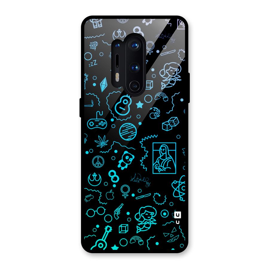 Joy Art Glass Back Case for OnePlus 8 Pro