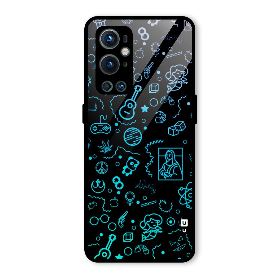 Joy Art Glass Back Case for OnePlus 9 Pro