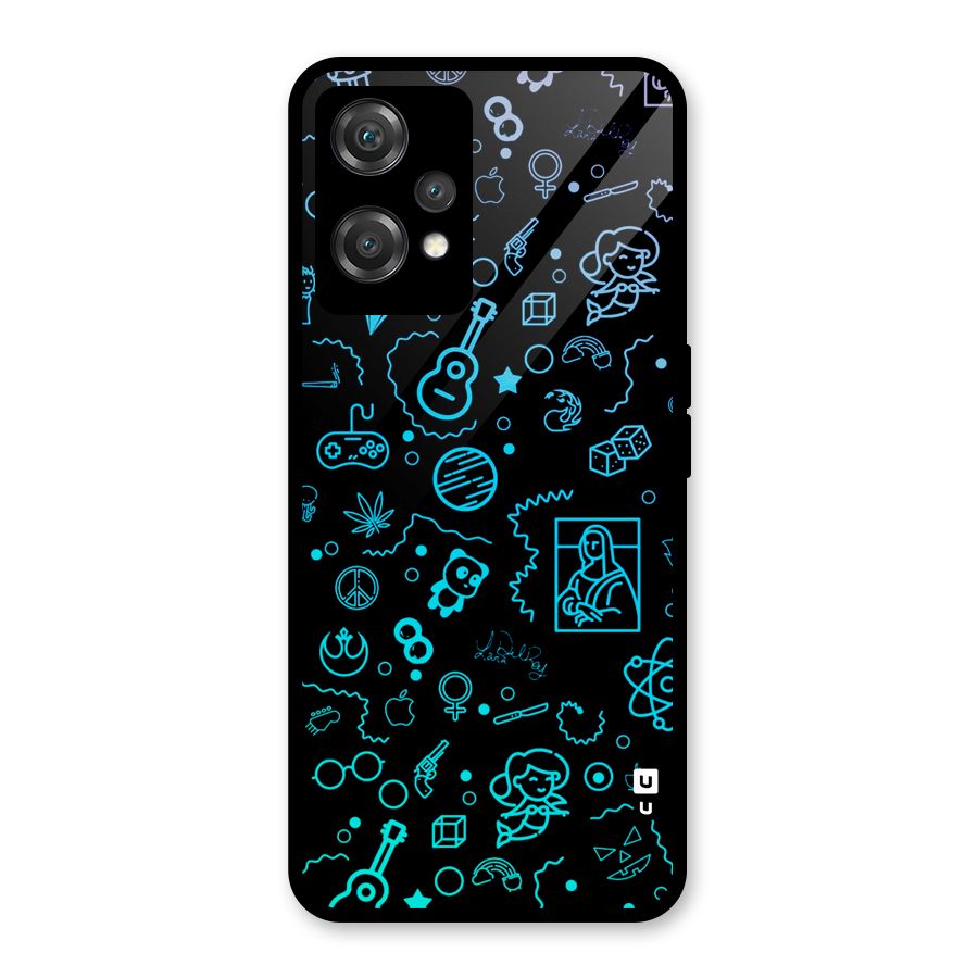 Joy Art Glass Back Case for OnePlus Nord CE 2 Lite 5G