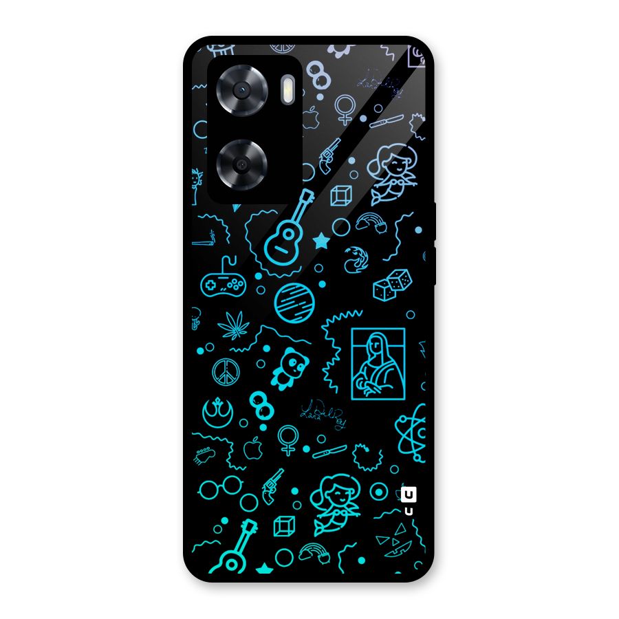 Joy Art Glass Back Case for OnePlus Nord N20 SE
