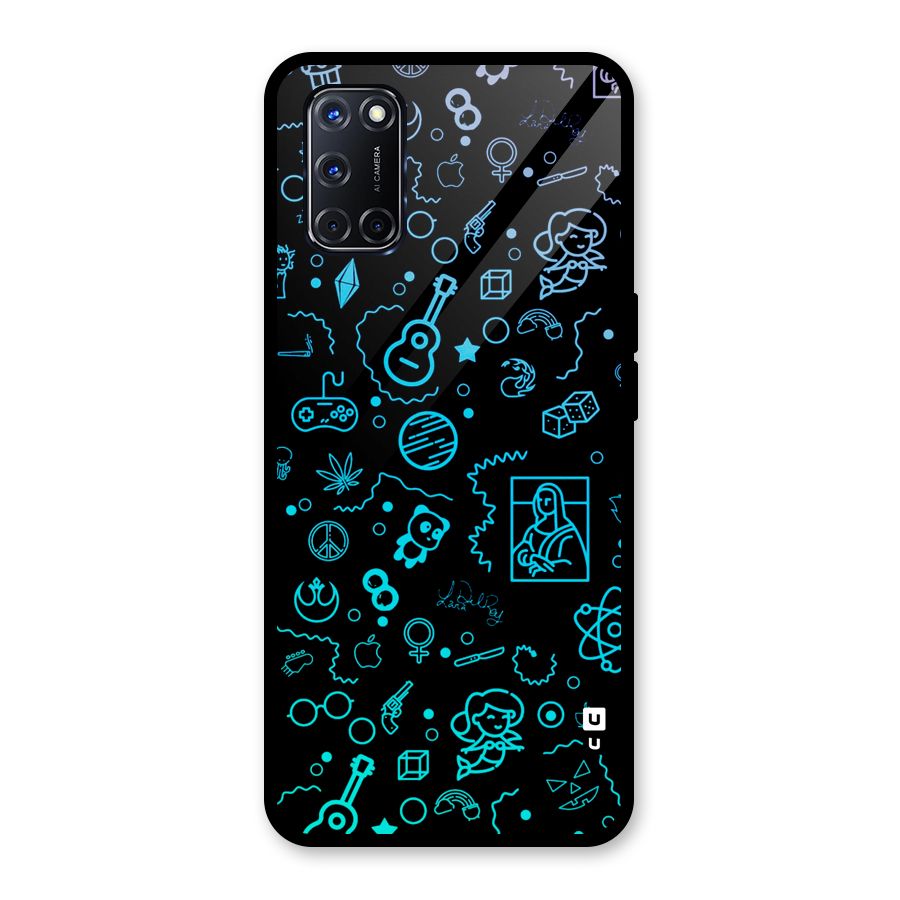 Joy Art Glass Back Case for Oppo A52