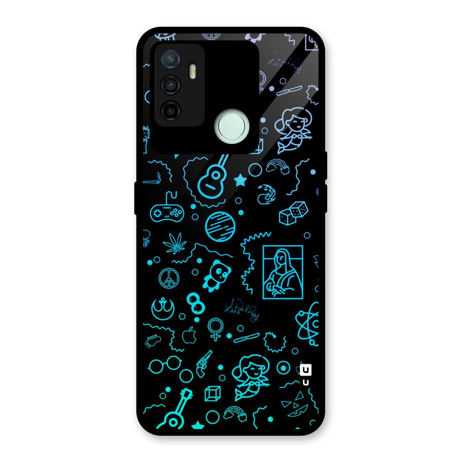 Joy Art Glass Back Case for Oppo A53