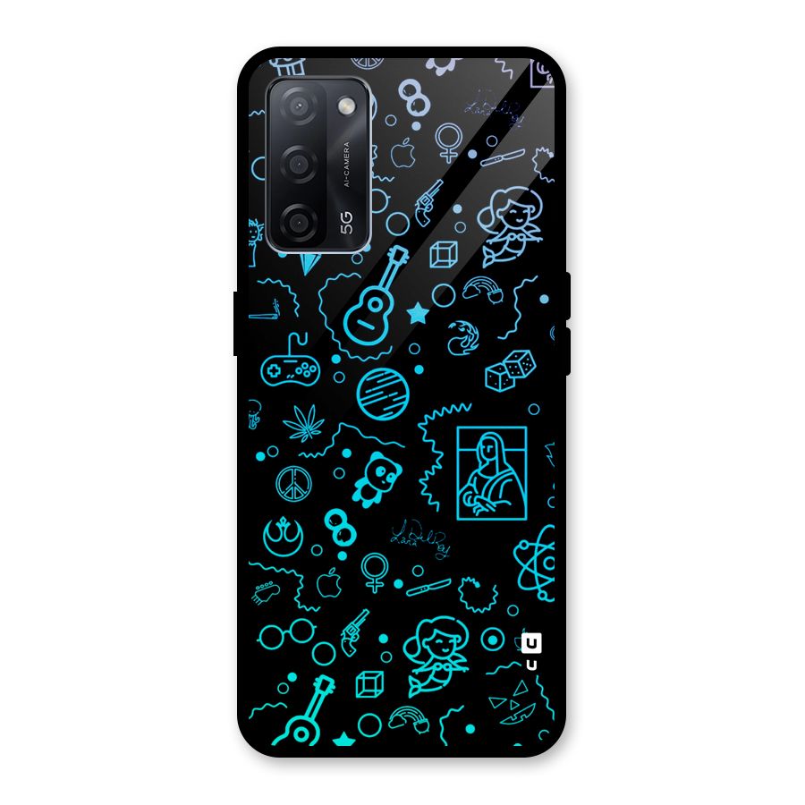 Joy Art Glass Back Case for Oppo A53s 5G
