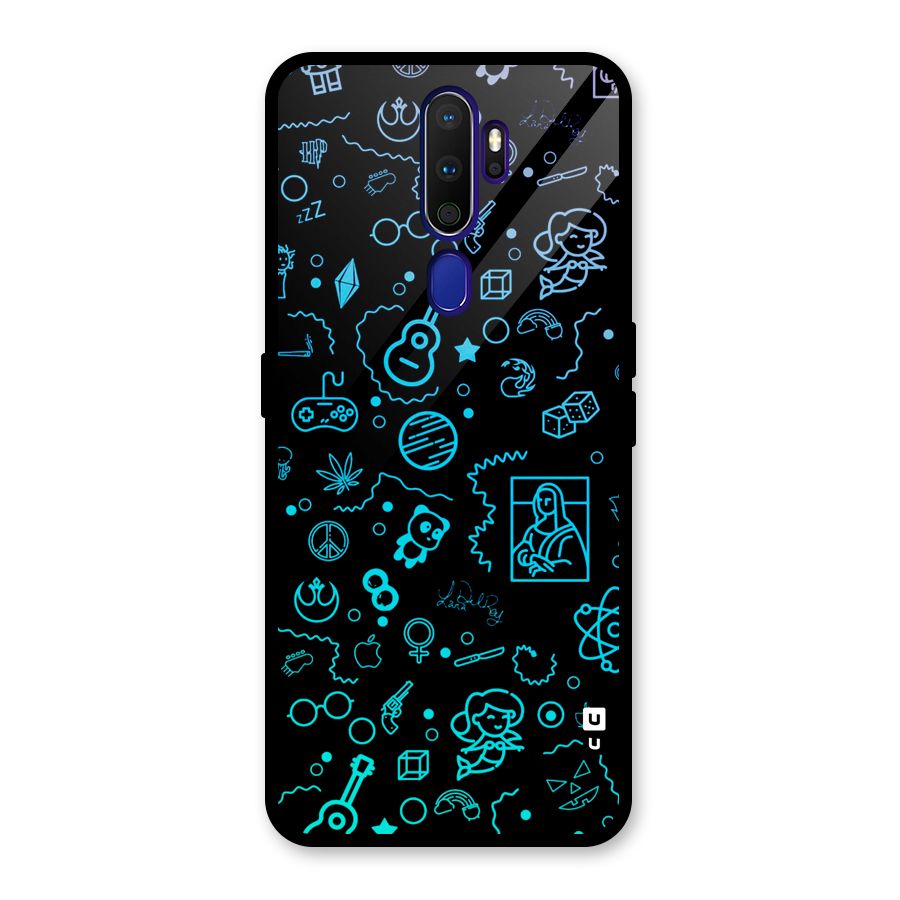 Joy Art Glass Back Case for Oppo A9 (2020)