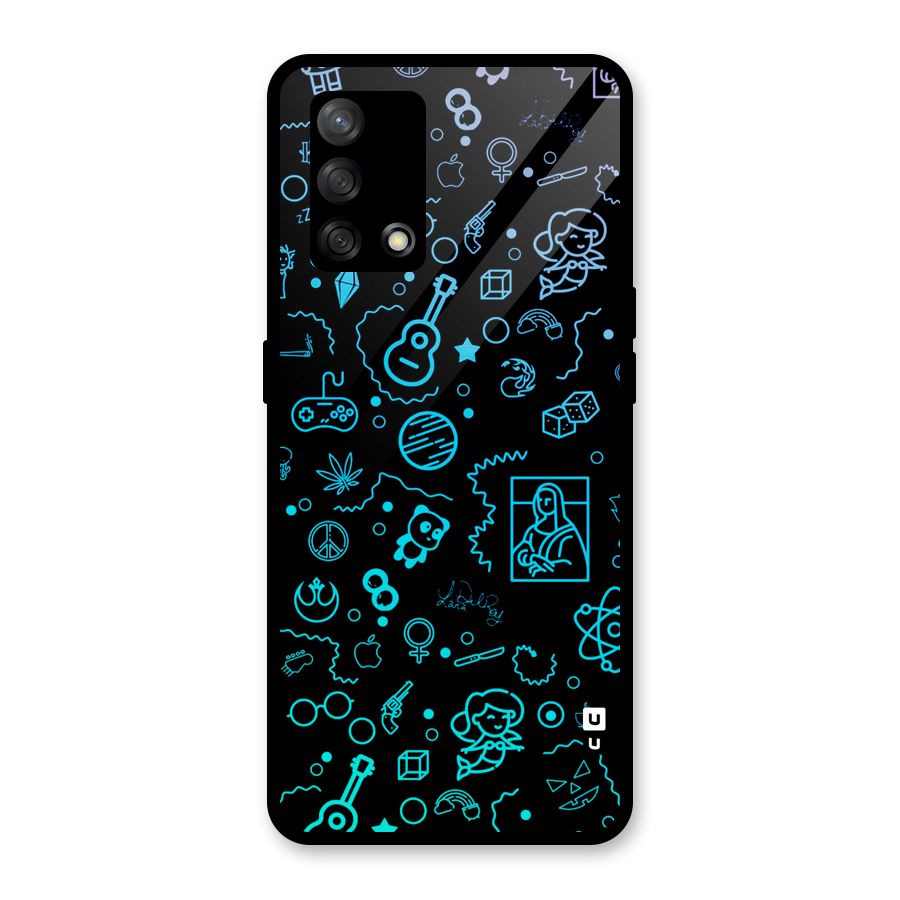 Joy Art Glass Back Case for Oppo F19