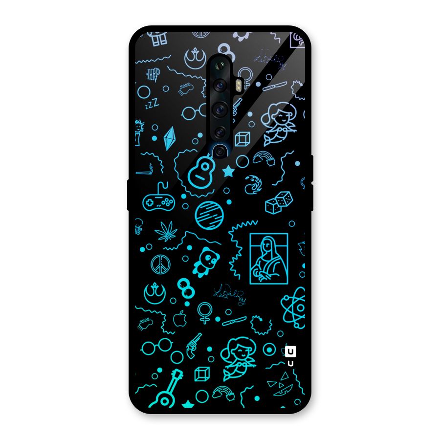Joy Art Glass Back Case for Oppo Reno2 F