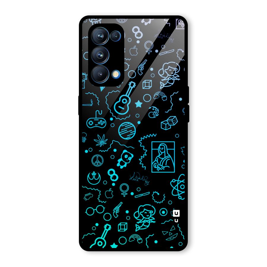 Joy Art Glass Back Case for Oppo Reno5 Pro 5G