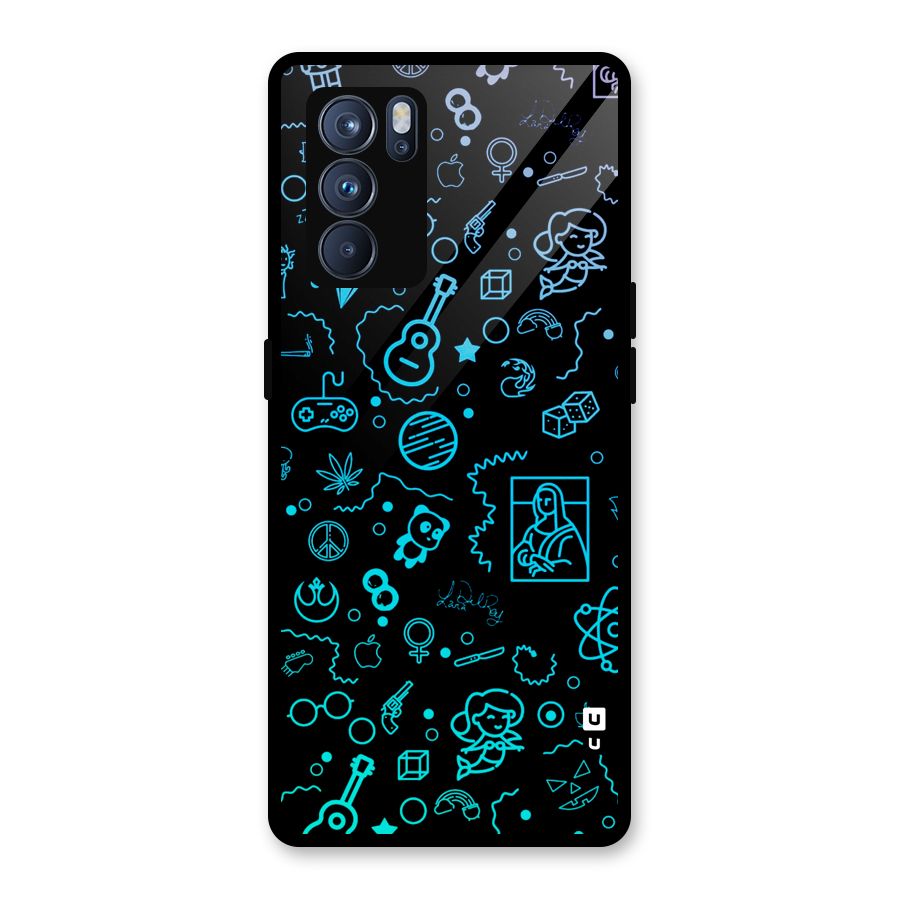 Joy Art Glass Back Case for Oppo Reno6 Pro 5G