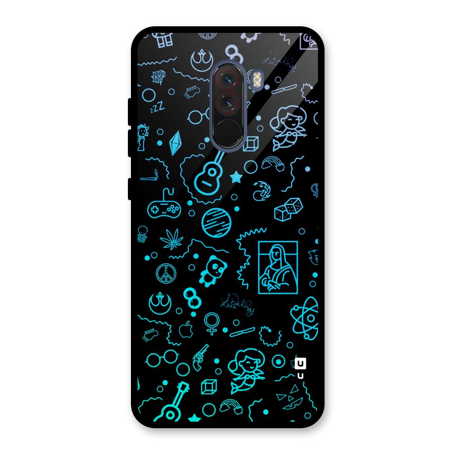 Joy Art Glass Back Case for Poco F1