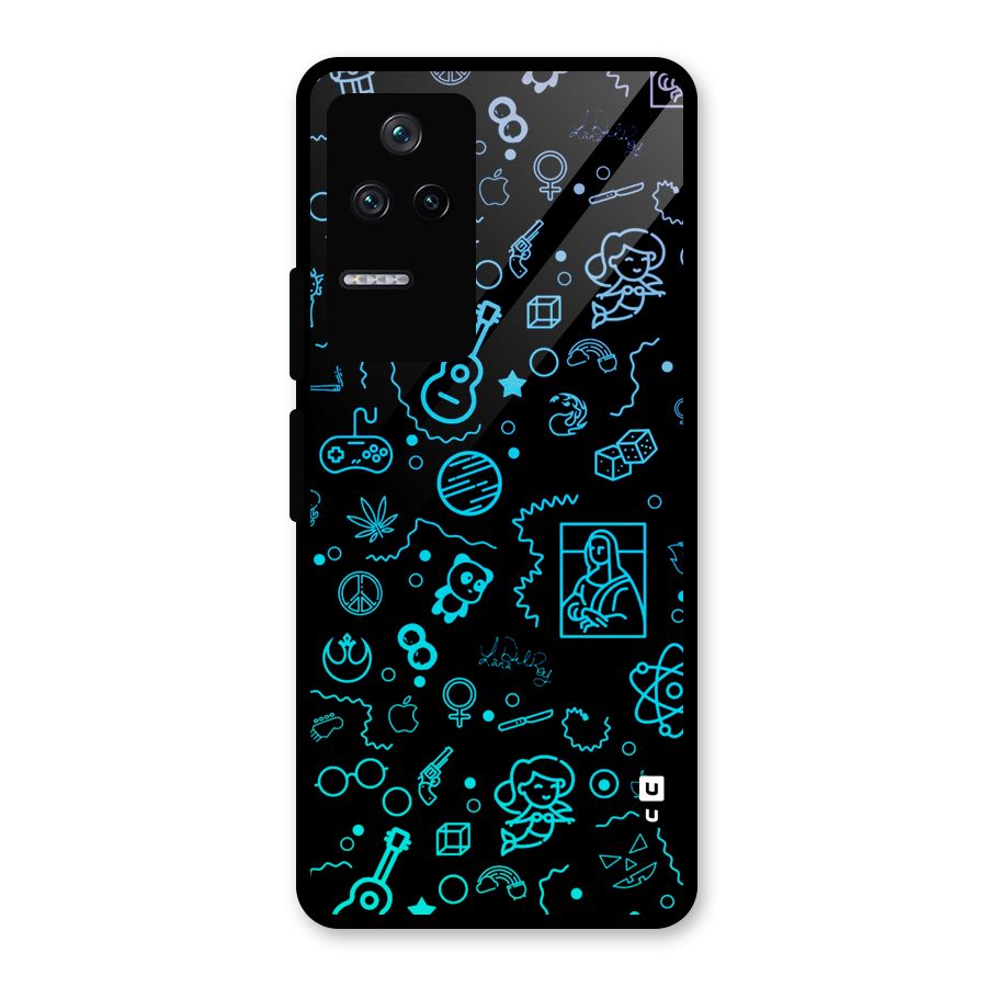 Joy Art Glass Back Case for Poco F4 5G